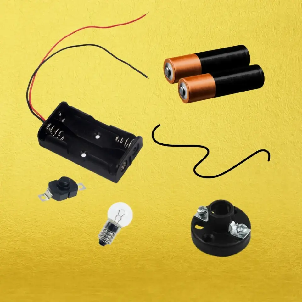 Elektrik Deney Seti Ampül Duy Bağlantılı
